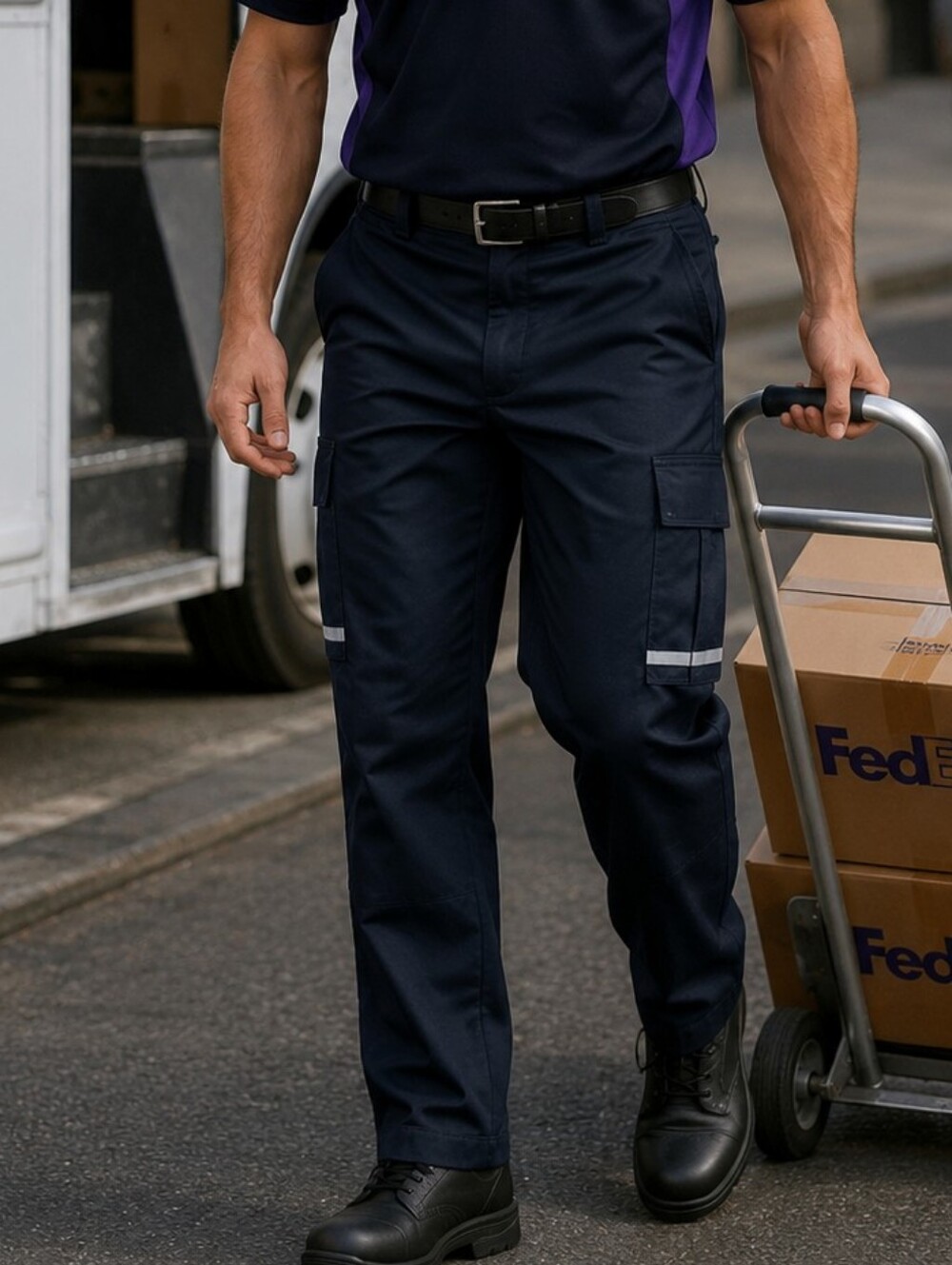 FedEx Dark Blue Cargo Delivery Pants